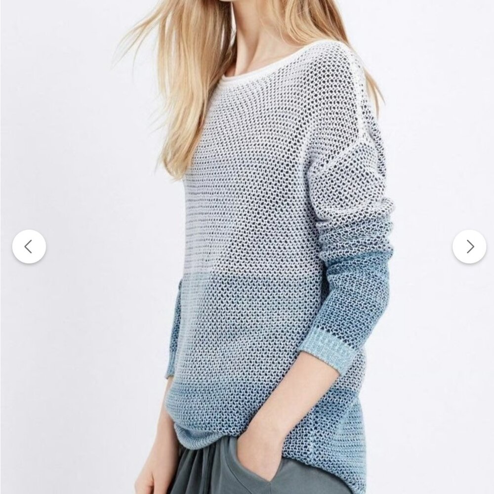 Vince Blue Ombre Sweater - Women | Color: Blue | Size: S